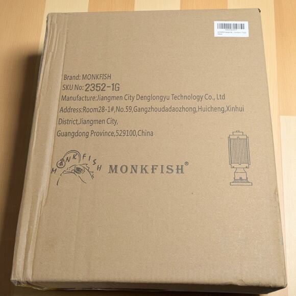 MONKFISH Outdoor Post Light Weather Resistant Garden Path Patio Lamp E26 Bulb - Picture 8 of 8